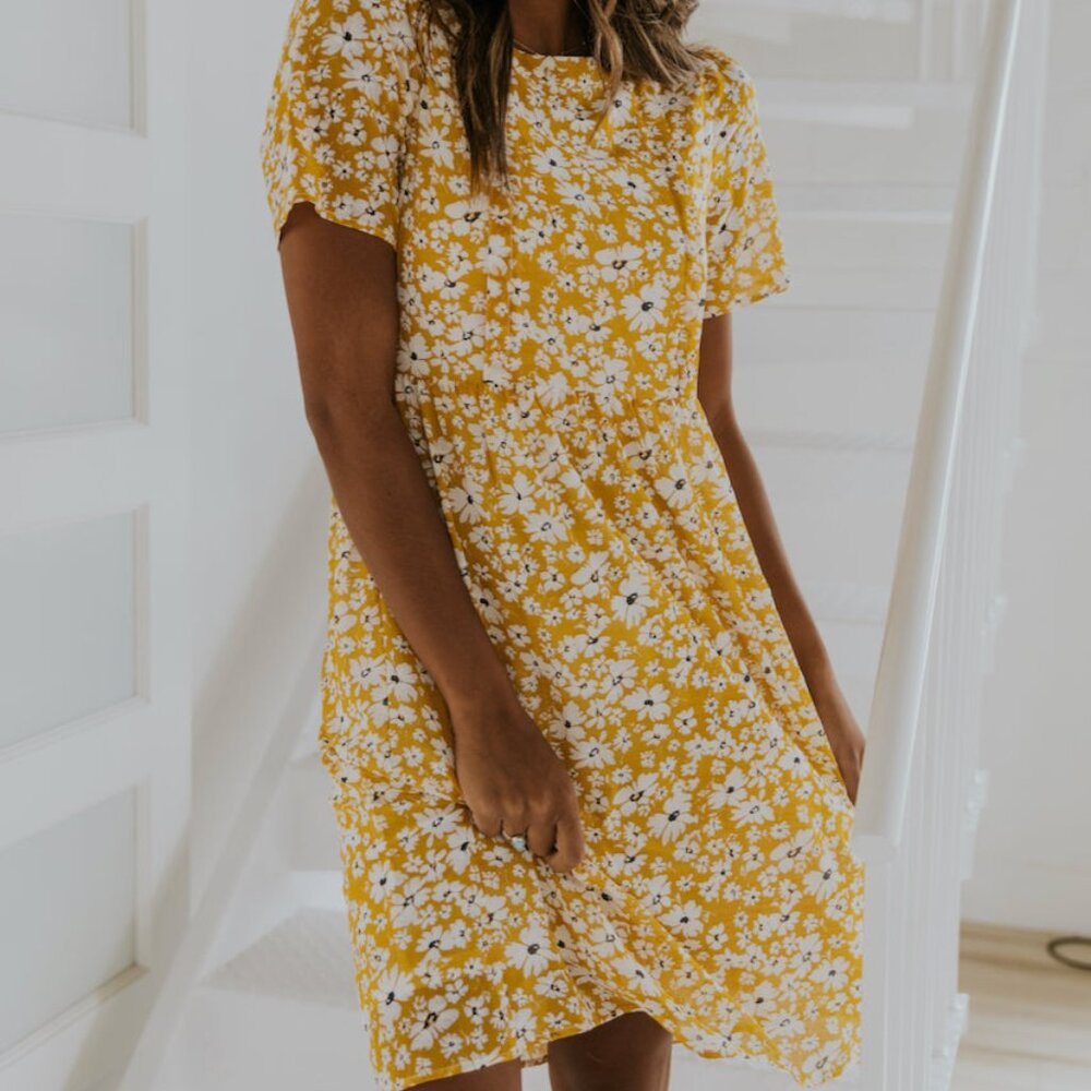 Roolee MOM Nursing friendly yellow dress size XS